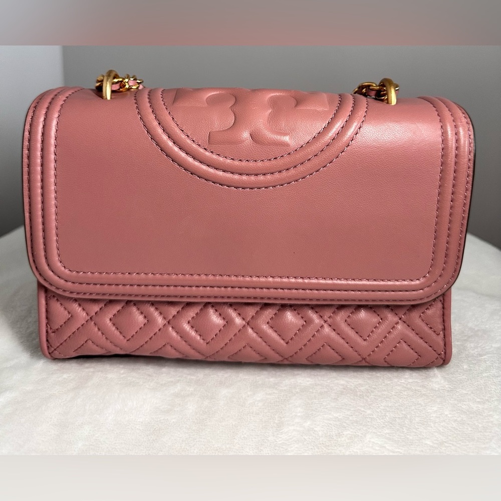 Authentic Tory Burch Fleming Small Convertible Sh… - image 3